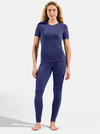 ODLO | Damen Unterzieh Tight Natural Merino 200 | blau